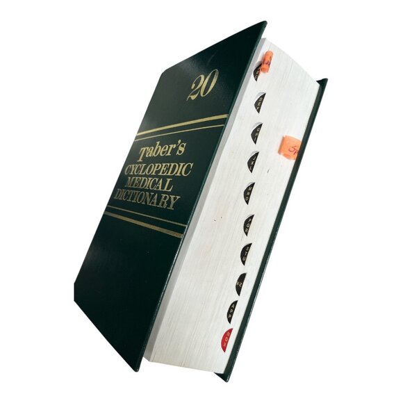 Taber’s Cyclopedic Medical Dictionary – 20th Edition Thumb-Indexed Hardcover (20 - Picture 6 of 9